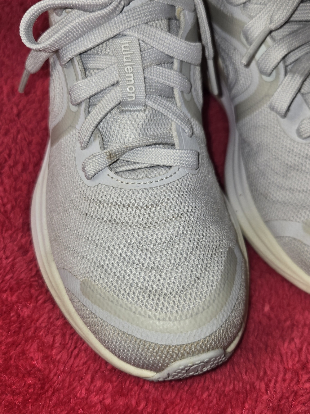 lululemon athletica Light Gray and Off-White Women's Sneakers